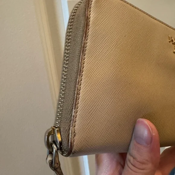 PRADA Beige/ Tan color Purse/ wallet - Picture 5 of 12